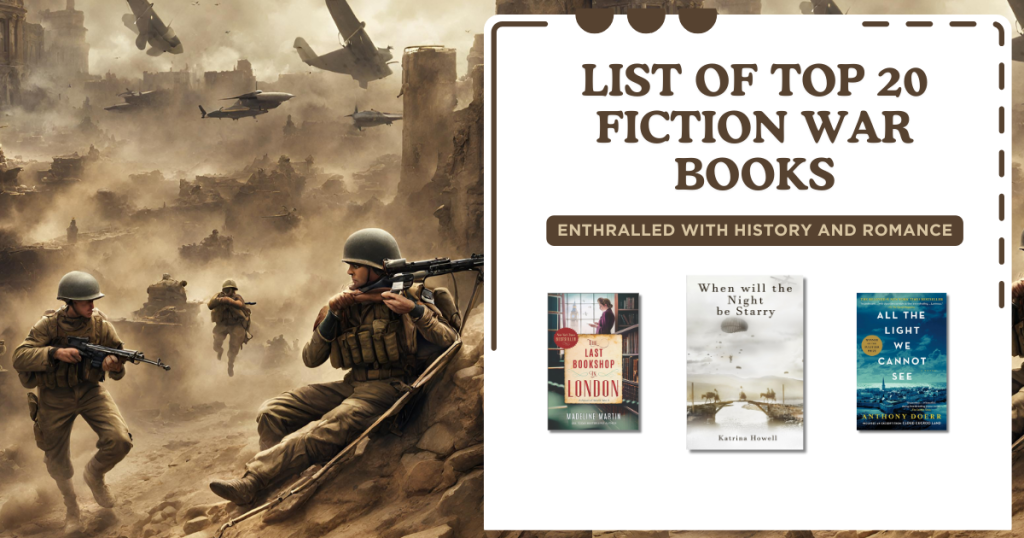List of Top 20 Fiction War Books